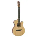 Violao Strinberg SF200C NS Flat Cutaway Eletroacustico Aço Natural Satin Afinador