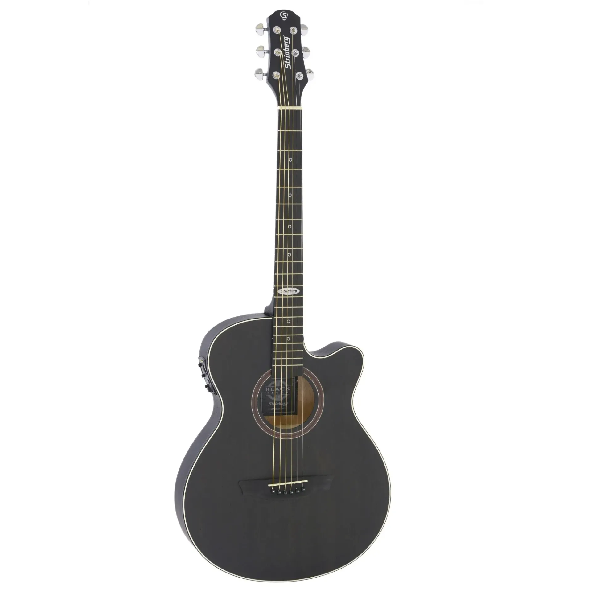 [25790] Violao Strinberg SF200C TOS Flat Cutuaway Eletroacustico Aço Fosco Afinador