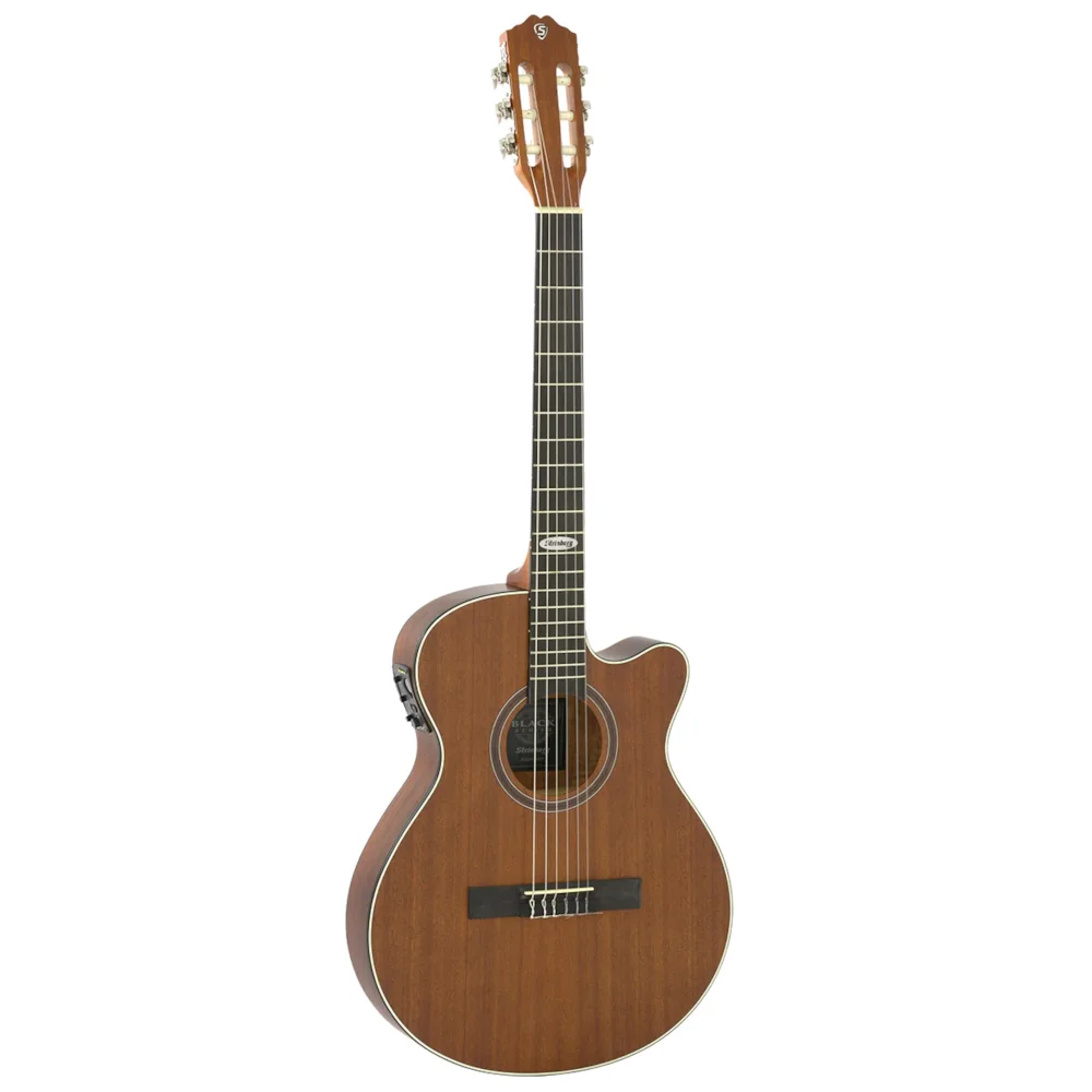[24461] Violao Strinberg SL200 MGS Flat Cutaway Eletroacustico Nylon Mahogany Satin Afinador
