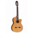 Violao Strinberg Valencia CE55SC Classico Cutaway Eletroacustico Nylon Natural Tampo Maciço Afinador