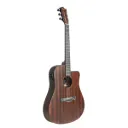 Violao Tagima Gran Reserva San Francisco DKMOP Folk Flat Cutway Eletroacustico Aço Afinador