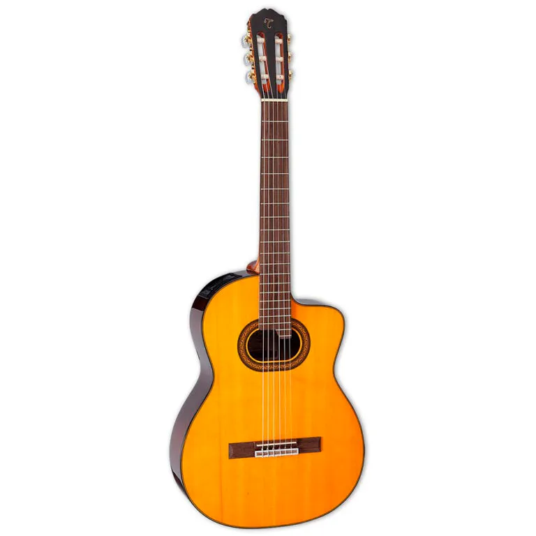 [25996] Violao Takamine GC6CE NT Classico Cutaway Eletroacustico Nylon Tampo Maciço Afinador