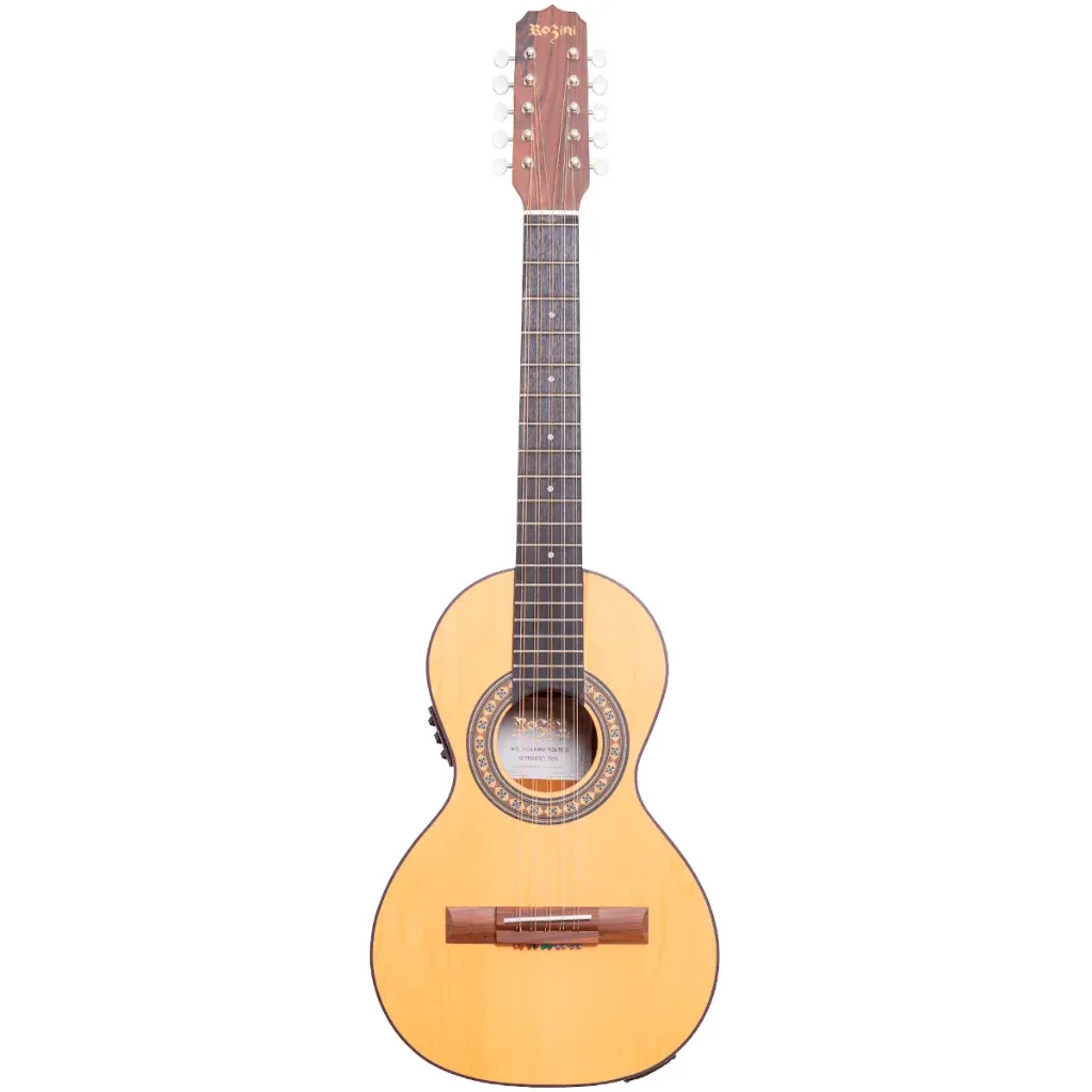 [19442] Viola Rozini Rv151 ECG FI Caipira Ponteio Eletroacustica Natural Fosco Imbuia Afinador