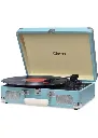 Vitrola Retro Raveo Sonetto Chrome Light Blue Azul Claro