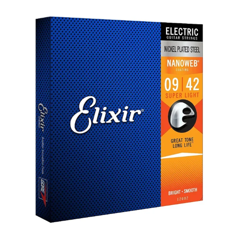 Encordoamento Guitarra Elixir Super Light 009 Nanoweb