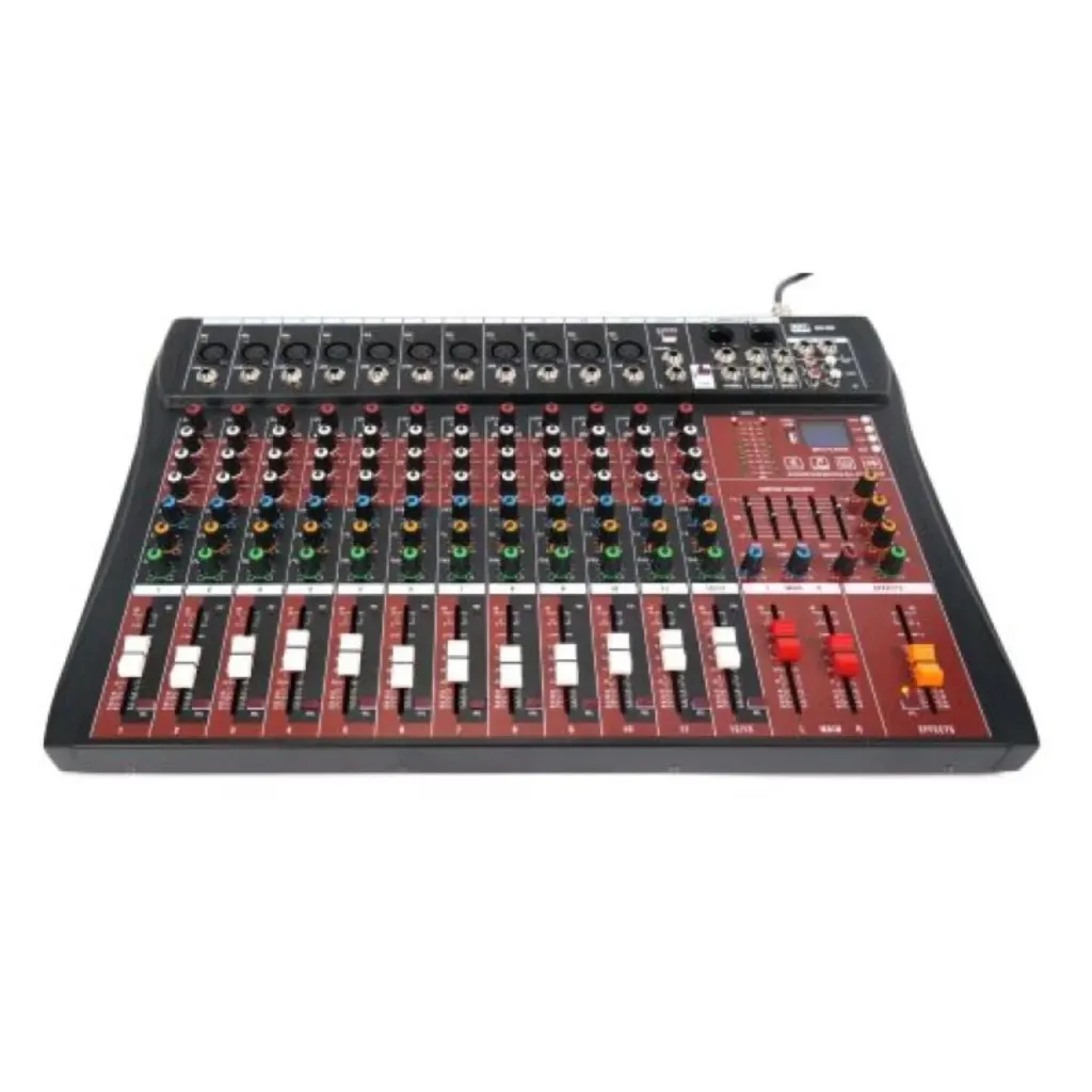 [26409] Mesa de Som MXT MX-12U 12 Canais USB Player Bluetooth Phanton Power Efeitos 