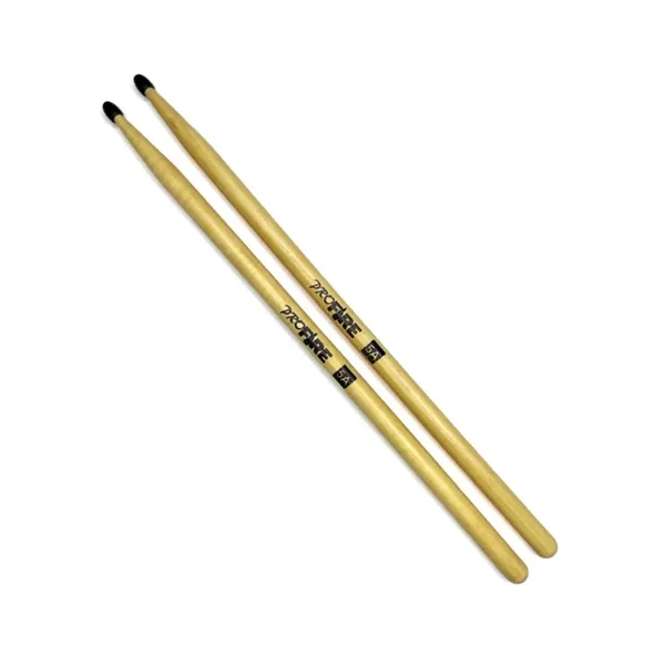 [26427] Baqueta Spanking 5A Ponta de Nylon Pro Fire Natural