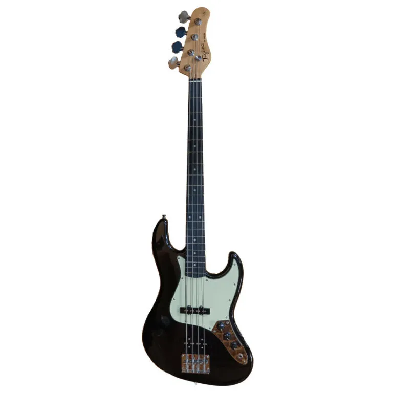Contrabaixo Tagima TW-73 4 Cordas Passivo Jazz Bass Preto Escudo Branco