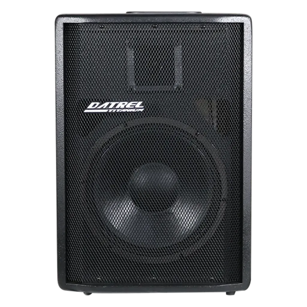 Caixa Ativa Datrel AT12 250 Pop 12 P 250 W USB Cartao SD Radio FM Controle Remoto
