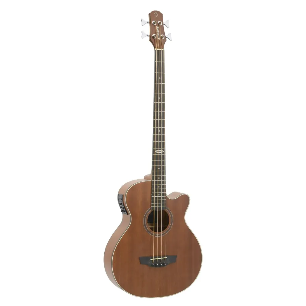 [26449] Baixolao Strinberg SB240C MGS Eletroacustico 4 Cordas Mahogany Satin (MGS) Afinador