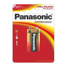 Bateria 9v Panasonic Alcalina 6LF22X