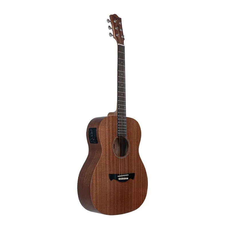 [26498] Violao Tagima Montana Tuner NTMS Grand Concert  Eletroacustico Aço Natural Mahogany Satin Afinador