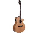 Violao Tagima Tw-29 NTS Medium Jumbo Cutaway Eletroacustico Aço Natural Satin Afinador