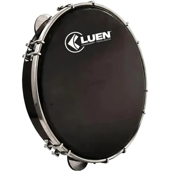 Pandeiro Luen 11 Formica Preto Pele Preta