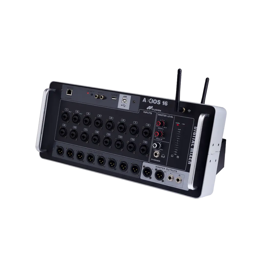 [26525] Mesa de Som Digital Duonn Axios16 16 Canais 8 Auxiliares USB Phanton Power 