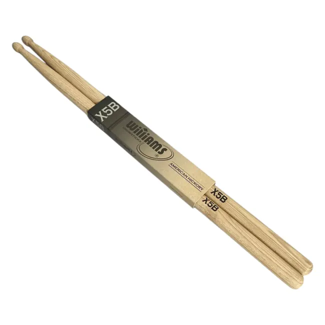 Baqueta Williams 5B DS-WST-X5B Ponta Madeira American Hickory Estendida