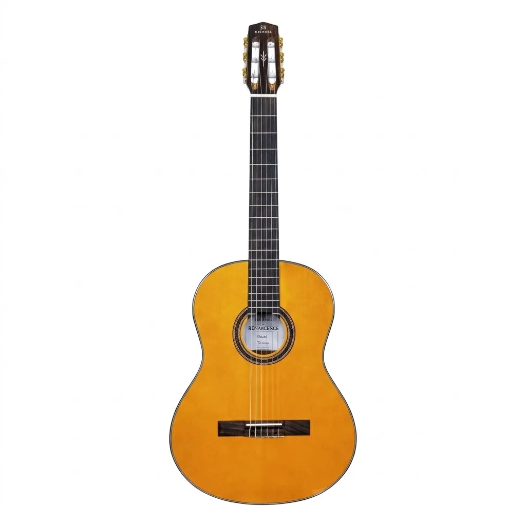 [26559] Violao Michael Renascence VMR250E Classico Eletroacustico Nylon Natural Afinador Com Capa