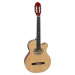 Violao Giannini Performance GNF1D CEQ NG Minijumbo CutawayEletroacústico Nylon  Natural Satin Afinador