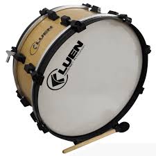 Zabumba Luen 20x18 Folhado Verniz Afinacao Dupla