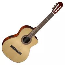 Violao Cort AC120CE OP Classico Cataway Eletroacustico Nylon Natural Fosco Afinador