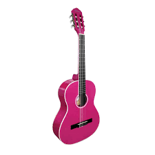 Violao Giannini N6 PKG Infantil 3/4 Classico Acustico Nylon Rosa Glossy