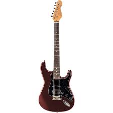 Guitarra Michael GMV300 MTR Strato  Metallic Red (MTR) Com Capa