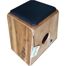 Cajon Alle Es40 Duplo Inclinado Eletroacustico Natural