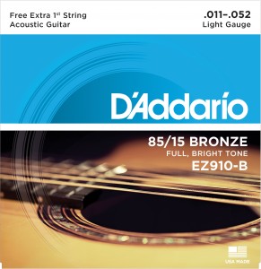 Encordoamento Violao Aço Daddario Ez910 011