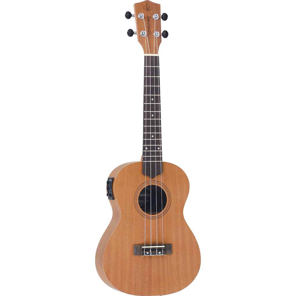 Ukulele Strinberg UK06TE MGS Tenor Eletroacustico Mahogany Satin (MGS) Afinador Com Capa