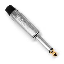 Plug P10 Metal Neutrik Mono Prata Com Ponta Dourada 1102 (B2B)