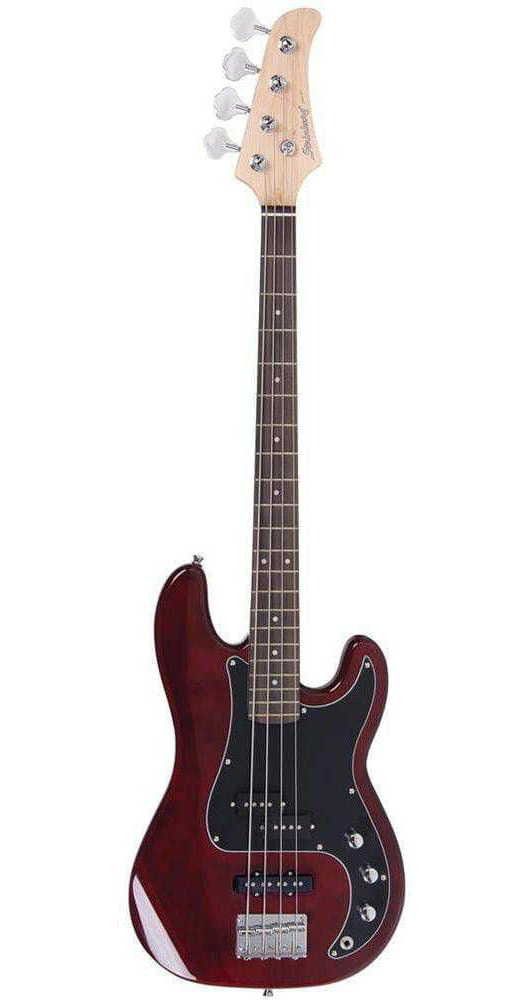 Contrabaixo Strinberg PBS40 TWR 4 Cordas Passivo Jazz Bass Transparent Wine Red