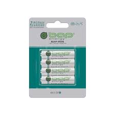Pilha Bap AA Zinco de Carbono R6 Cartela Com 4 1,5V