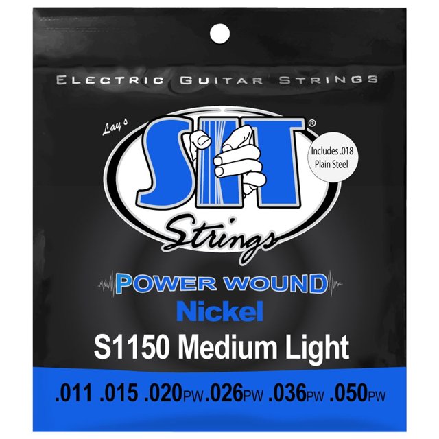 Encordoamento Guitarra Sit String Powerwound Medium Light S1150