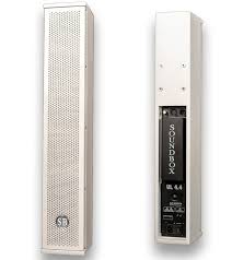 Caixa Ativa Vertical Line Soundbox VL4.4 Branca