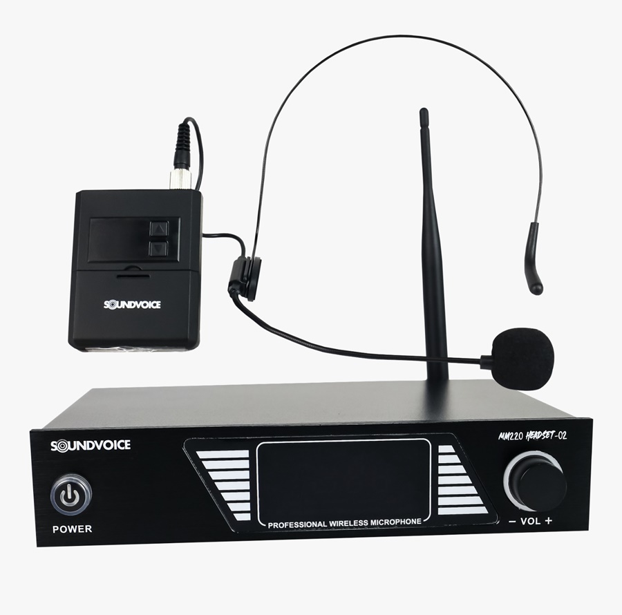 Microfone Sem Fio SoundVoice MM-220SF Single Headset