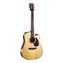 Violao Cort MR600F NS Folk Cutaway Eletroacustico Aço Natural Afinador