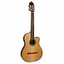 Violao Giannini NFLE Flat Cutaway  Eletroacustico Nylon  Natural Tampo Maciço Com Bag Afinador
